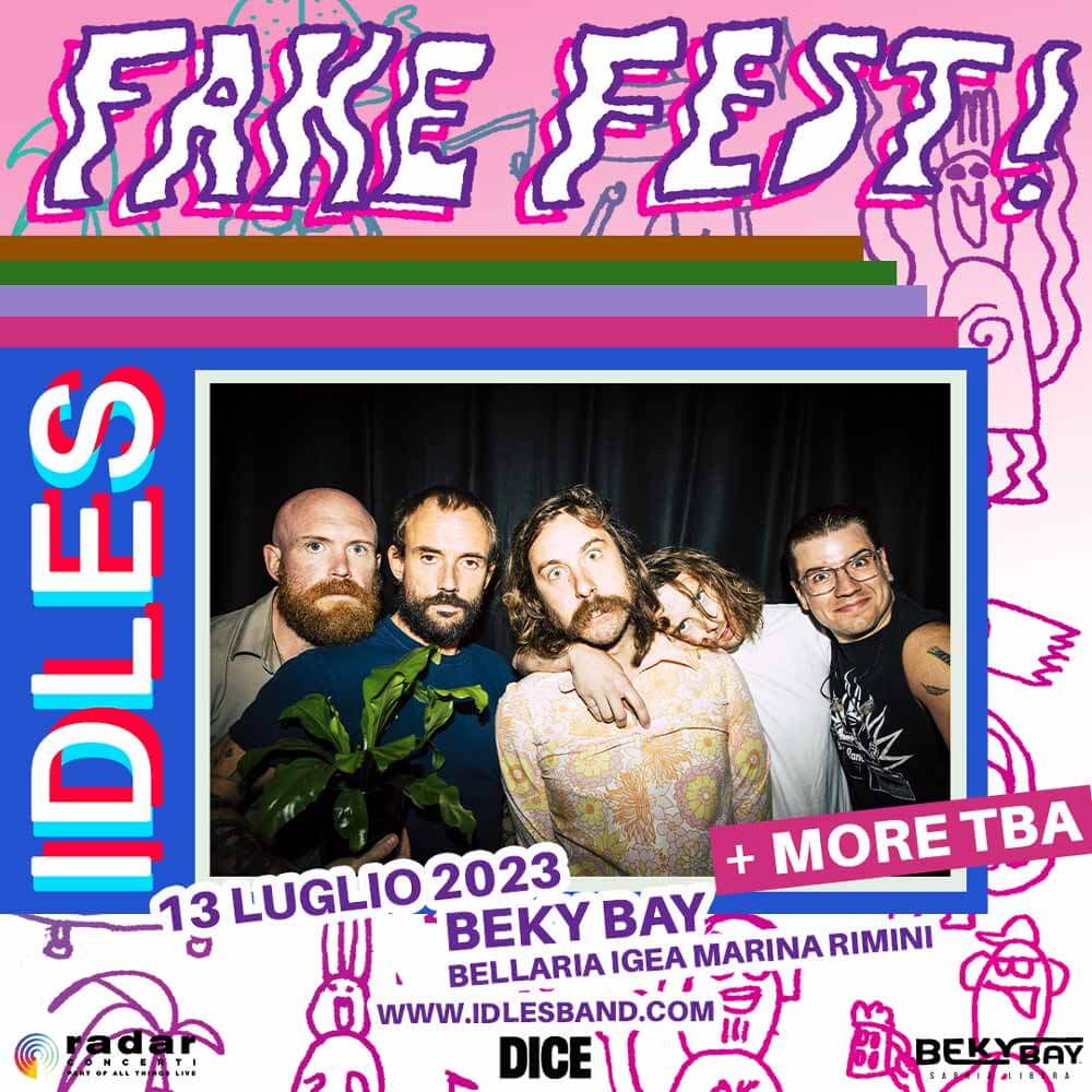 IDLES TICKETS Fake Fest, Beky Bay, Igea Marina, Italy