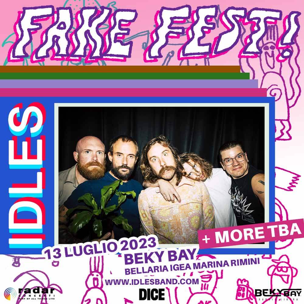 Fake Fest, Beky Bay, Igea Marina, Italy tour poster