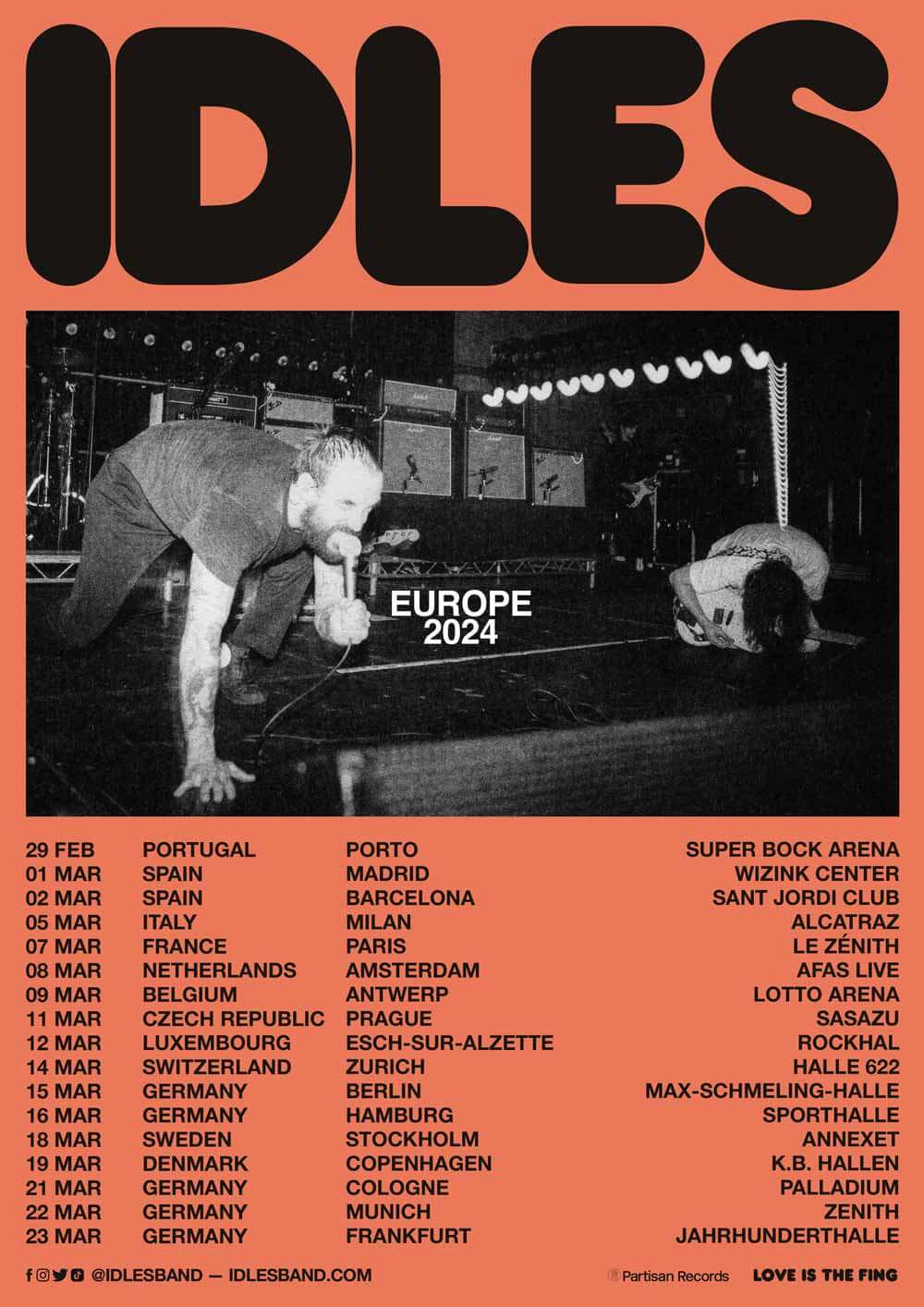 ZÉNITH PARIS LA VILLETTE, Paris, France tour poster
